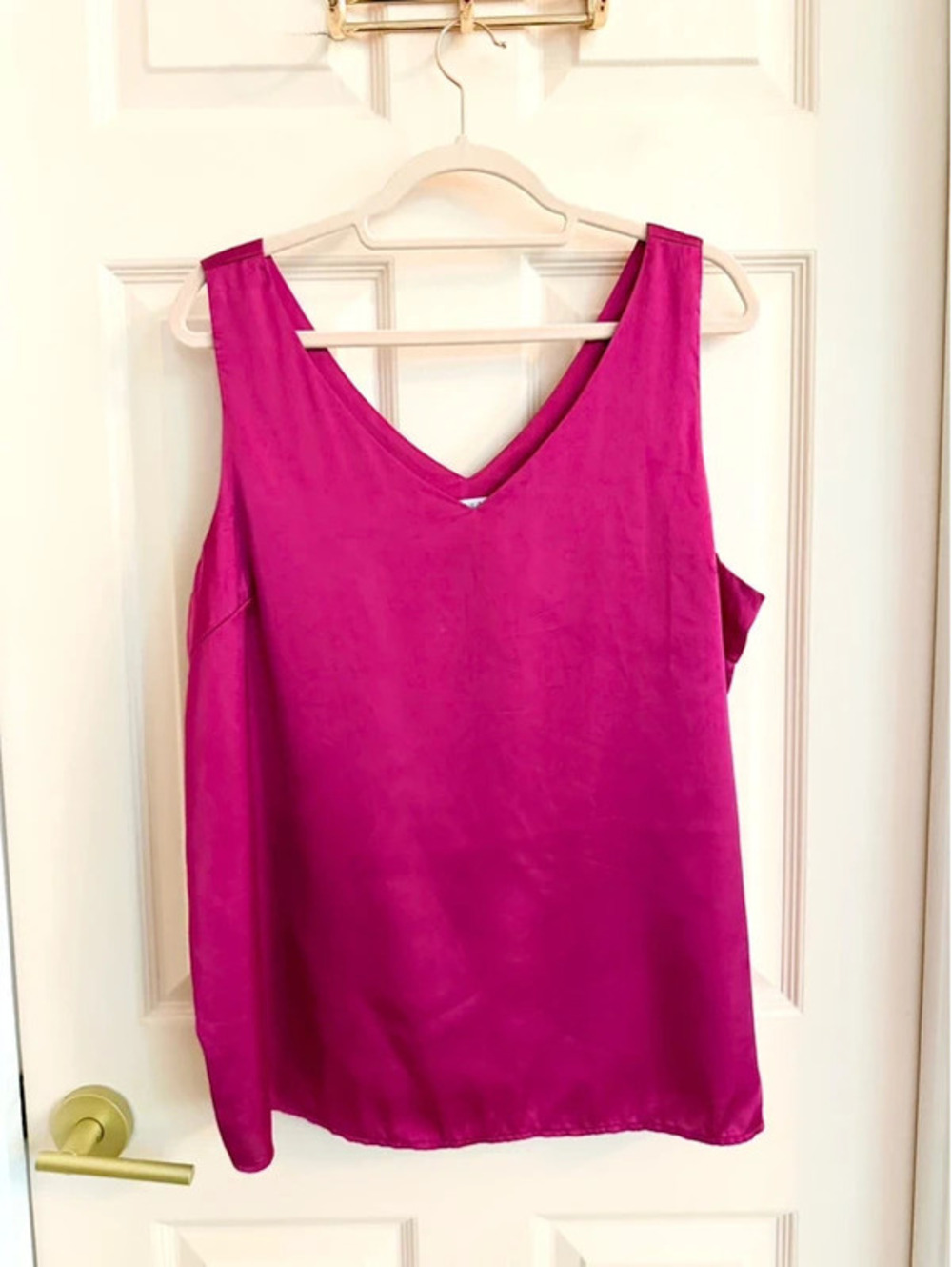 Silky pink ekouaer tank